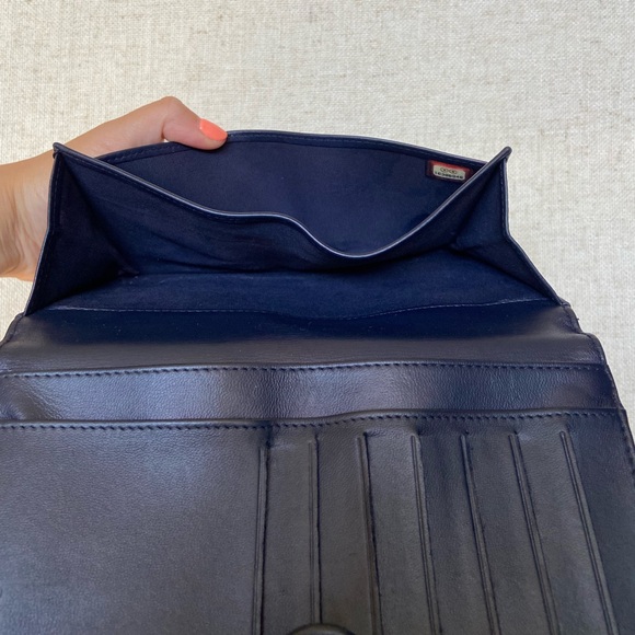 Chanel Navy Matelasse Bifold Snap Wallet - Picture 9 of 10